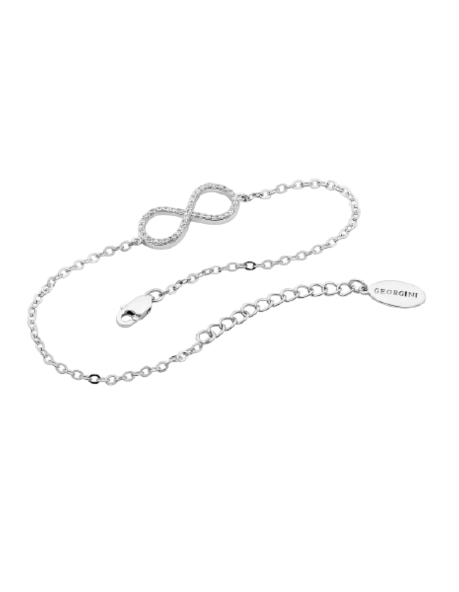 Georgini Infinite Bracelet w/ CZ - Silver