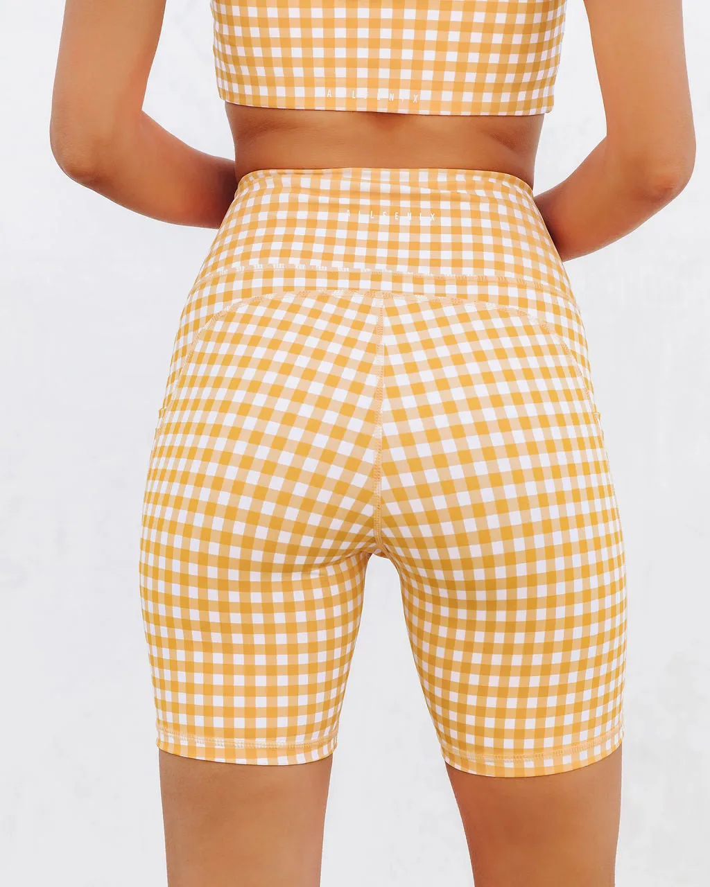 Gingham Gal Biker Shorts