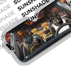 Gorilla Gangster Custom Auto Car Sunshade