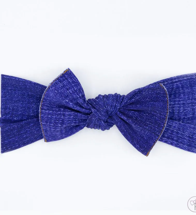 Little Bow Pip Pippa Bow - Denim