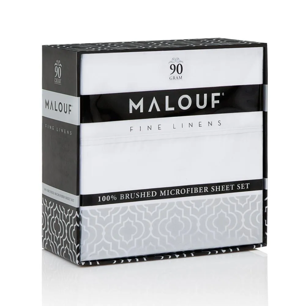 Malouf Brushed Microfiber Sheet Set