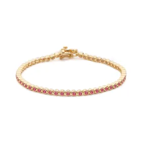 Match Point | Pink Tennis Bracelet