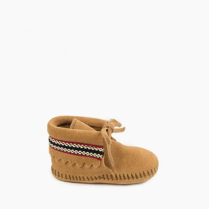 Minnetonka® Infant Braid Bootie Moccasins