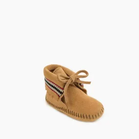 Minnetonka® Infant Braid Bootie Moccasins