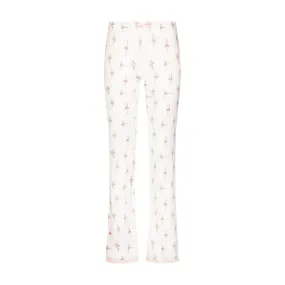 Polkadot BALLET DANCER Print LONG PANT Hi Rise