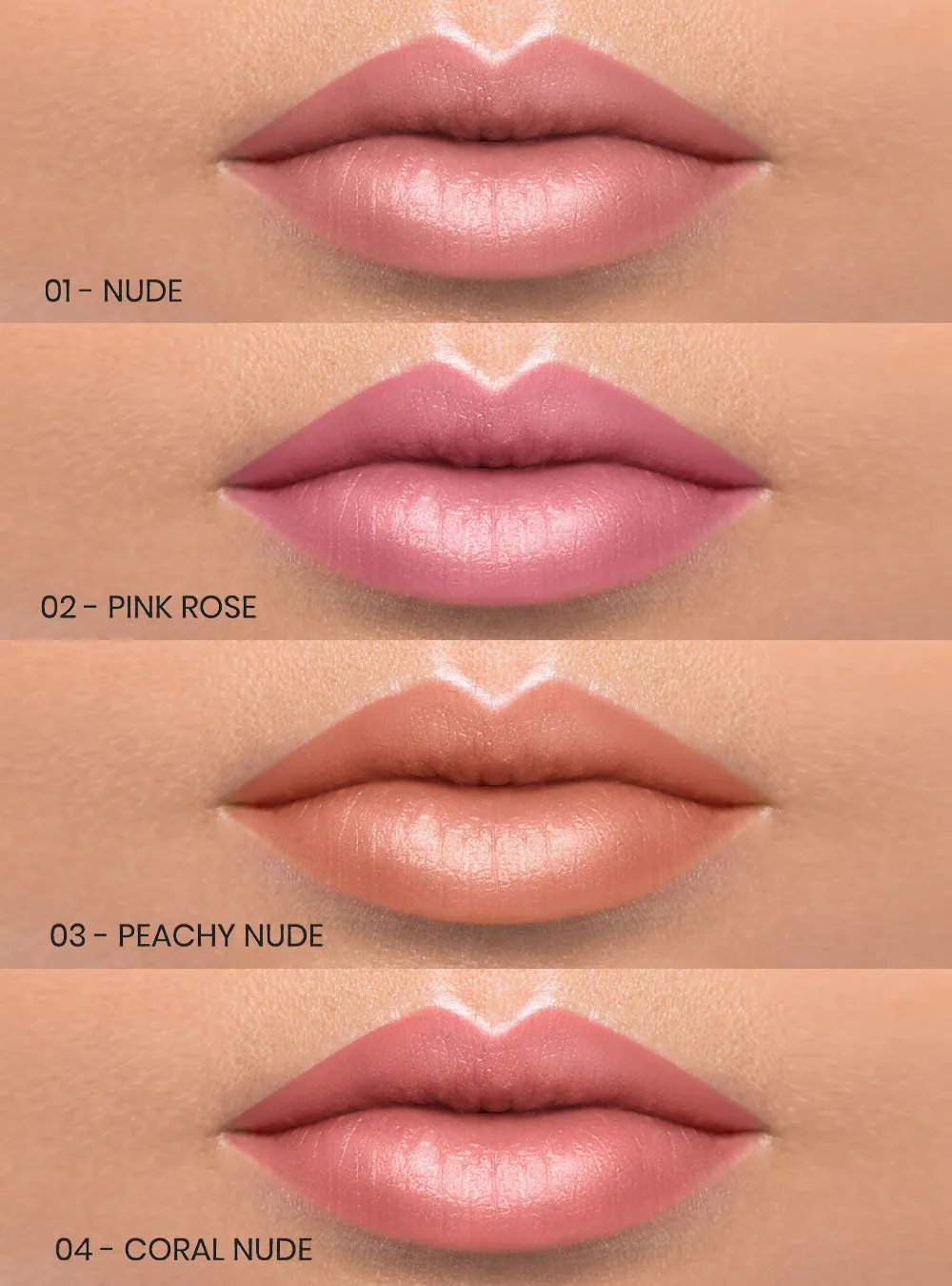 *Preorder* NL Creamy Shine Lipstick No:01 Bare Bliss Nude