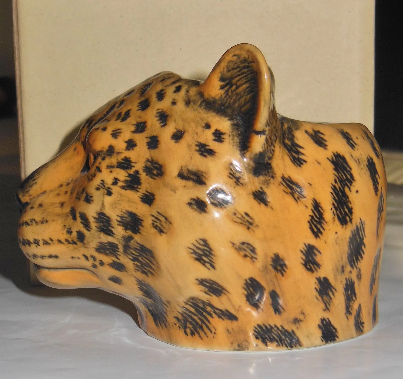 Quail Ceramics: Face Egg Cup: Leopard