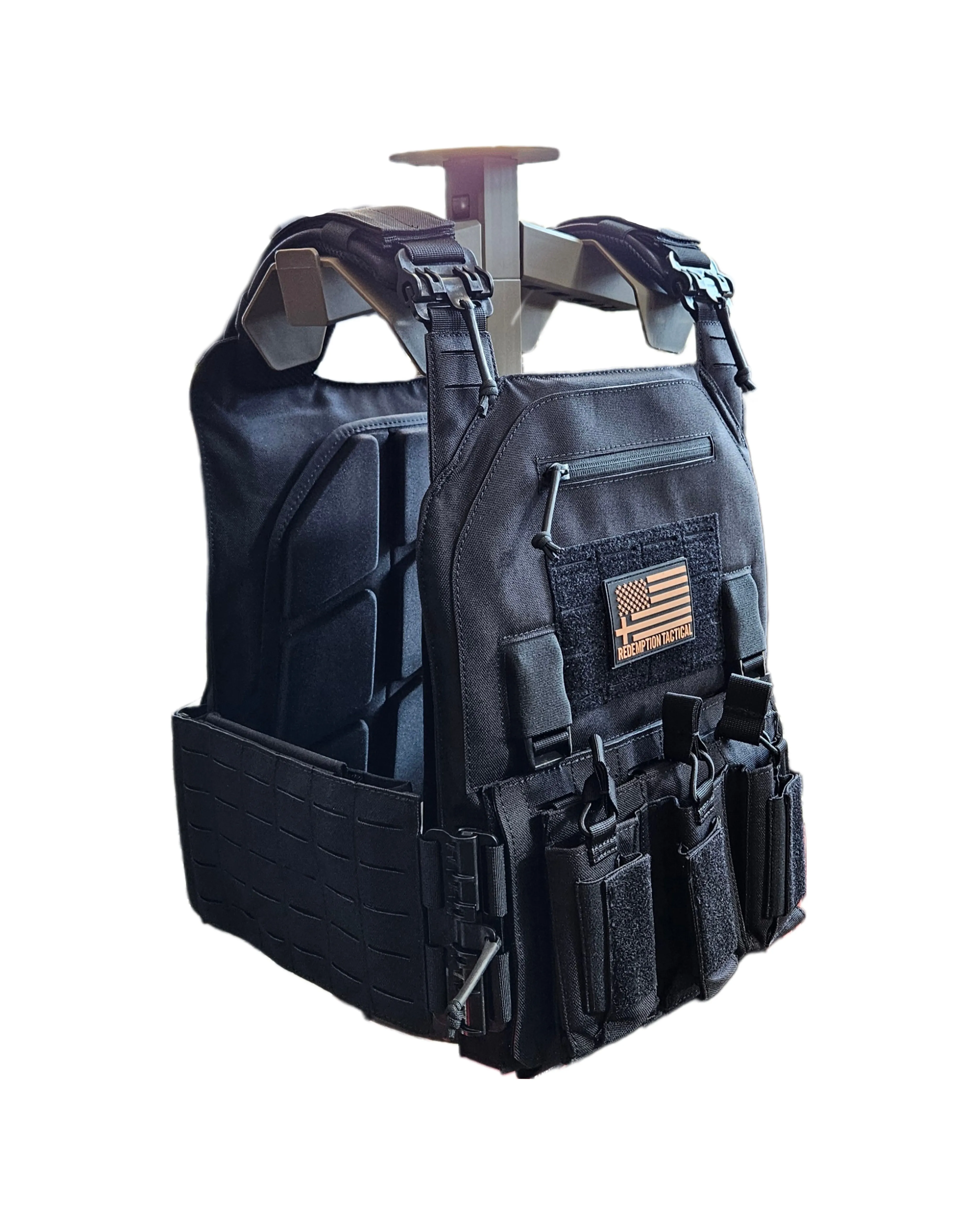 Redemption Tactical "CRUSADER 2.0 XL” Plate Carrier Vest with Side Cummerbund