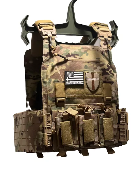 Redemption Tactical "CRUSADER 2.0 XL” Plate Carrier Vest with Side Cummerbund