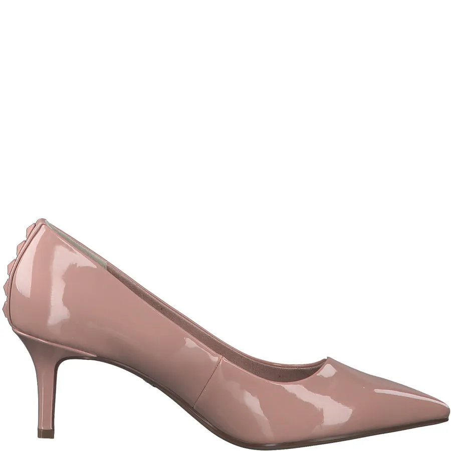 S Oliver pink patent dress shoe 22414