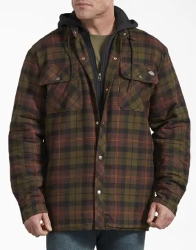 Shirt Jacket - Dickies Relaxed Fit Icon Hooded Quilted Shirt Jacket TJ201