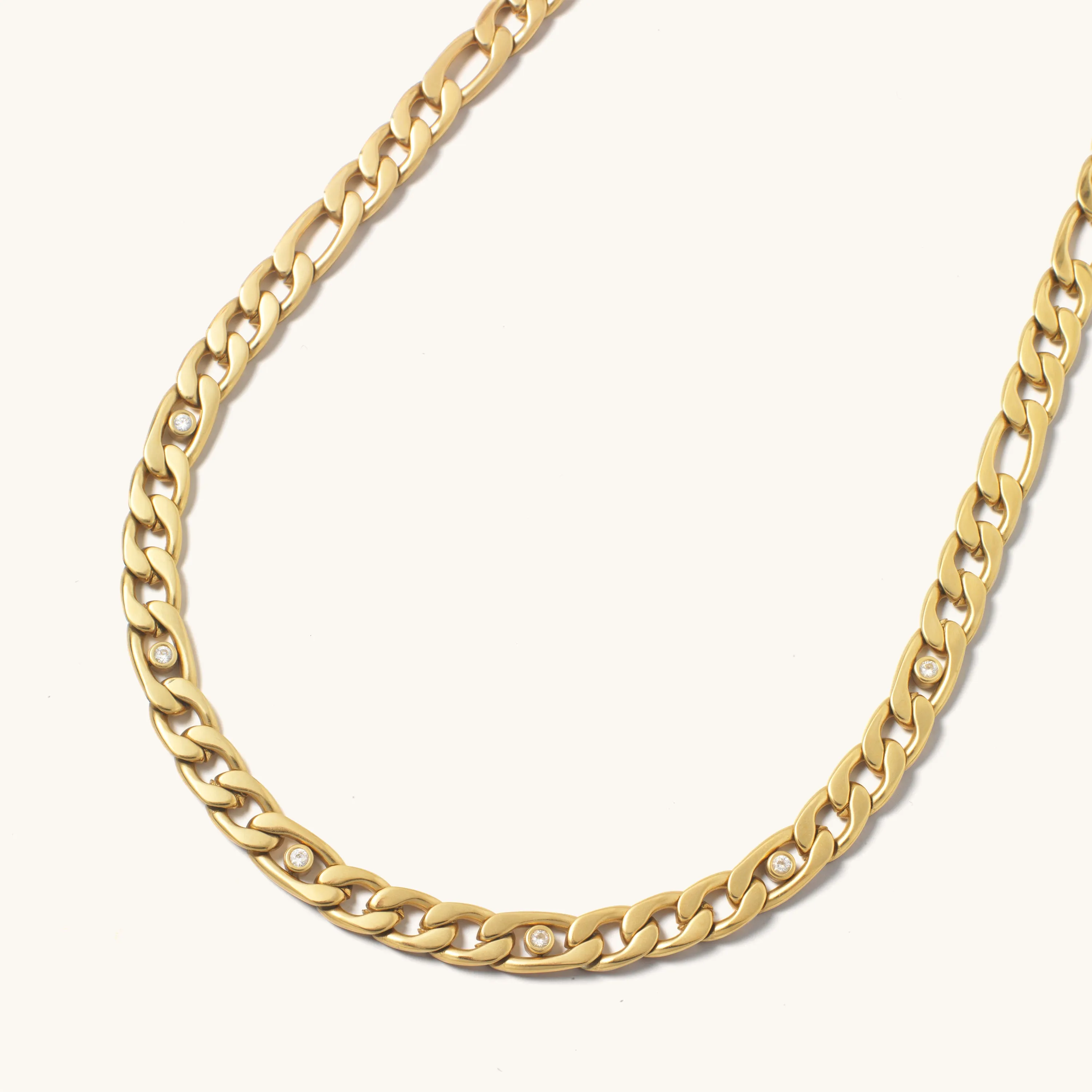 Statement CZ Chain Necklace