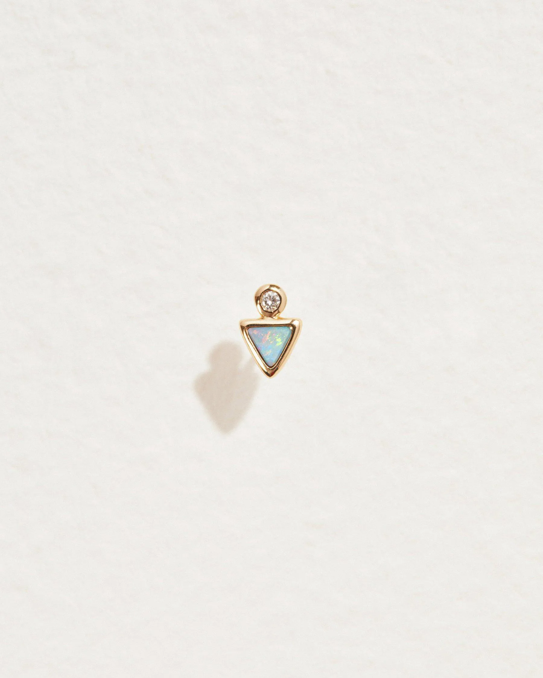 Triangle Dot Stud