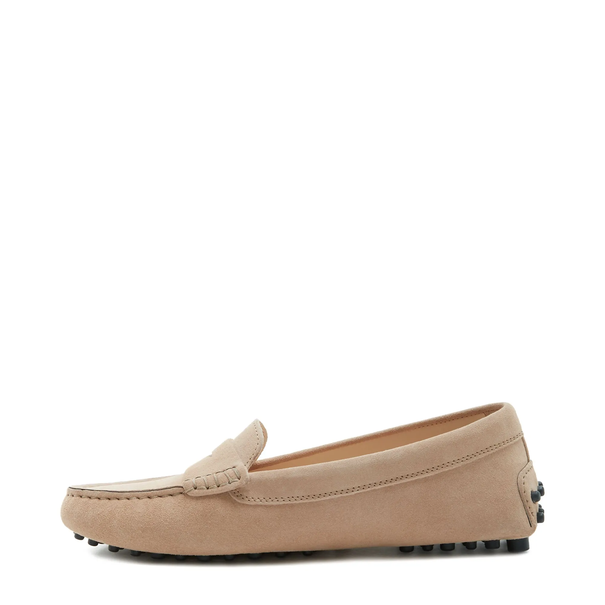 Vendôme Marie beige suede moccasins