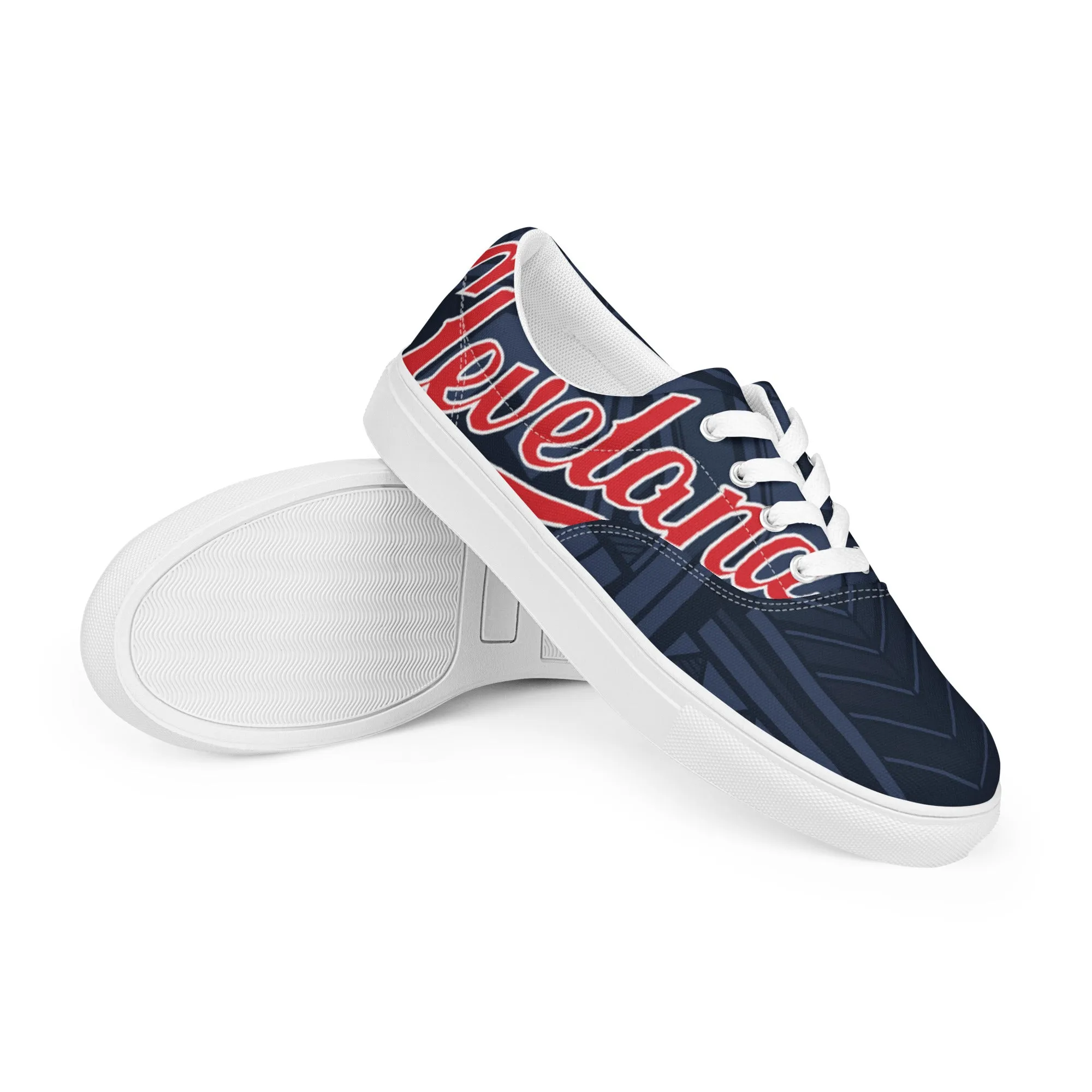 Women’s Cleveland Baseball Script canvas shoes